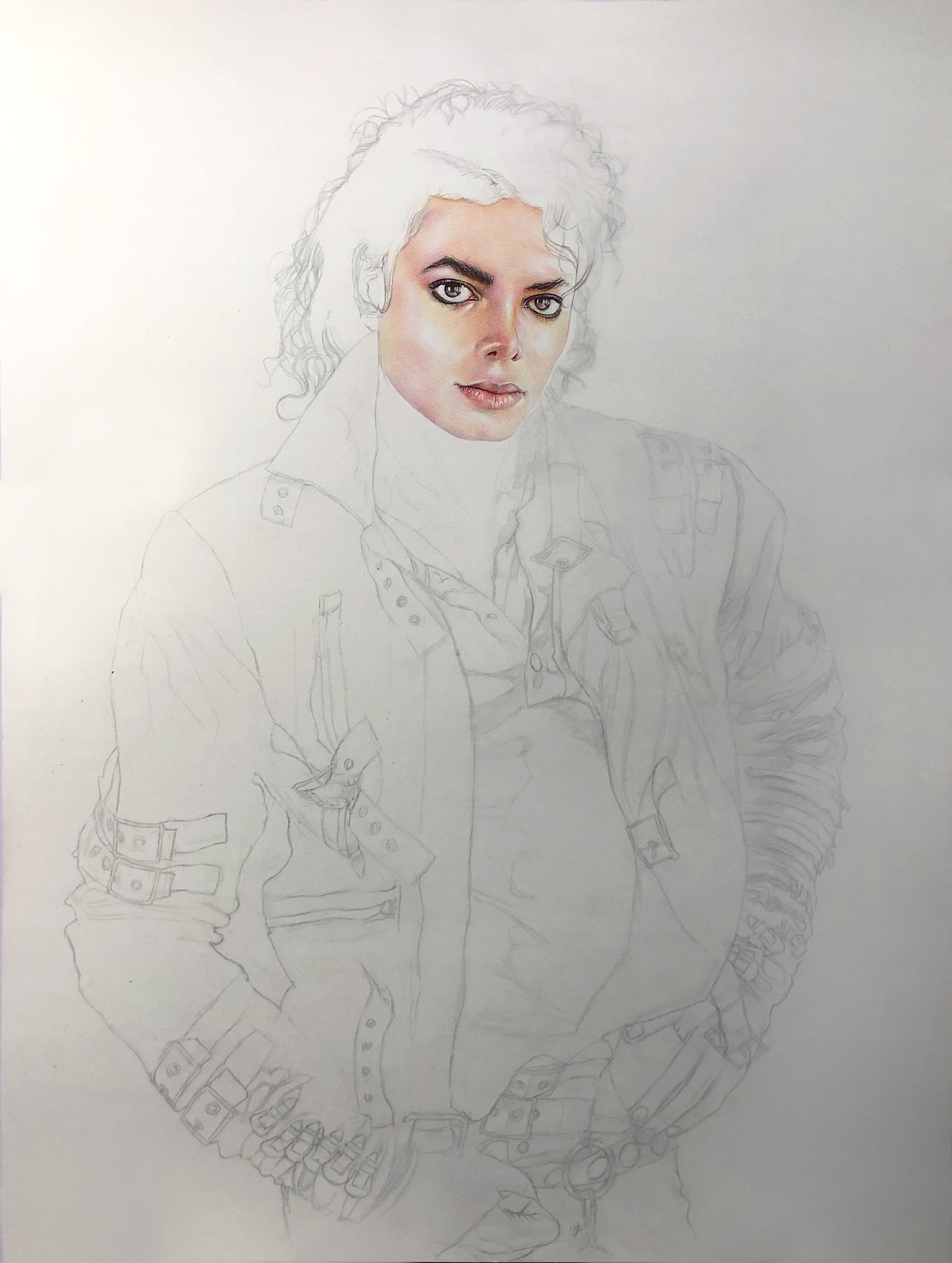 彩铅画迈克尔杰克逊（图ZMjE1ODM2MzEy） - 绘画 - 站酷设计师苗宁Malik原创素材 - 站酷ZCOOL