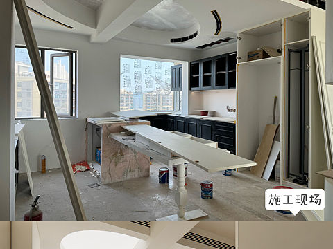 广州143平轻法式l装修半年了，即将完工