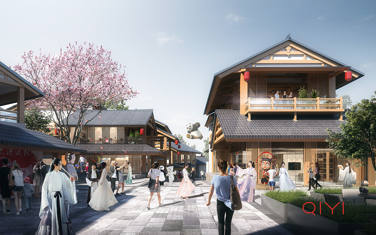 其一文化三维建筑表现（一）（图ZMjkyNDgwMjgw） - 建筑/空间 - 站酷设计师其一文化原创素材 - 站酷ZCOOL