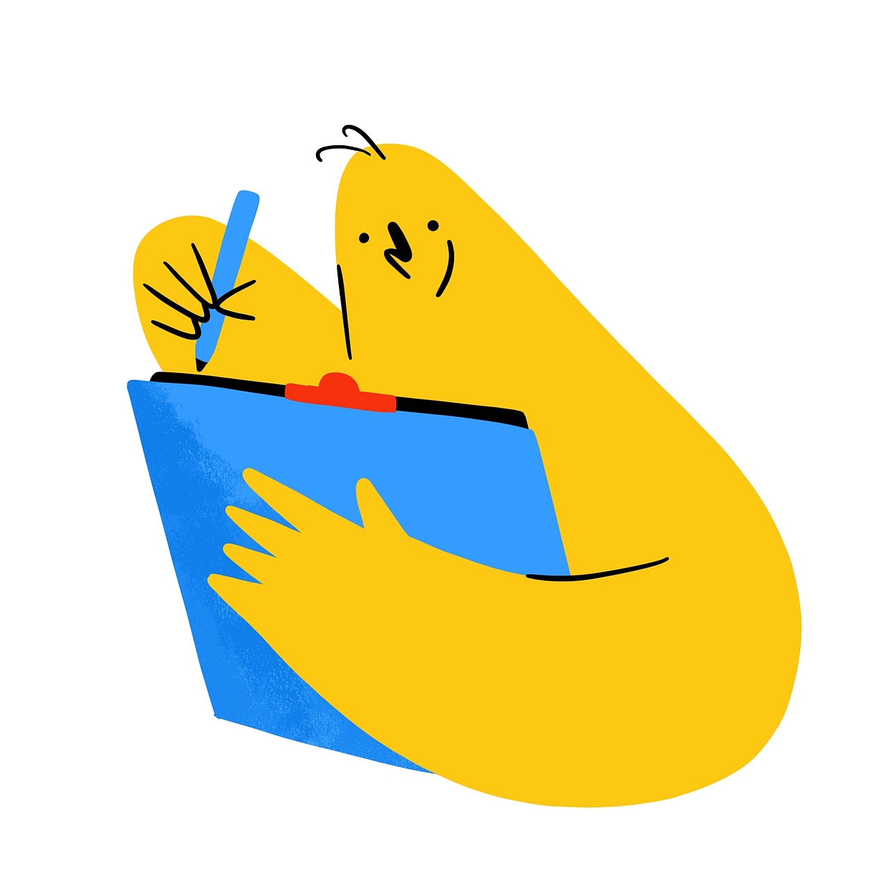 插画打卡～橙宝的一天（图ZMjkzMjg0MzI4） - 绘画 - 站酷设计师星星志愿者ESKIMO原创素材 - 站酷ZCOOL