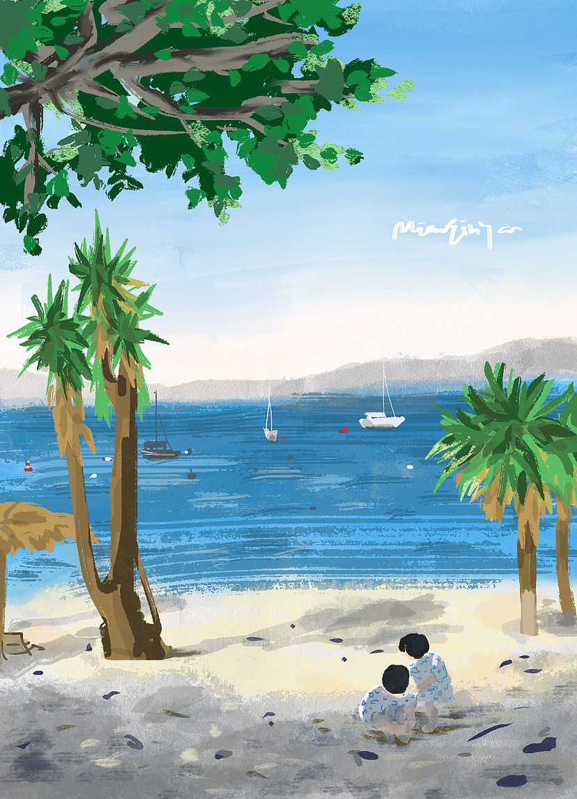 坚持画画|风景速涂iphone