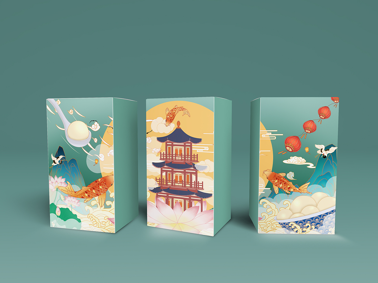 元宵佳节贺图（图ZMjQwNDY3MDg4） - 商业插画 - 站酷设计师水木茶TT原创素材 - 站酷ZCOOL