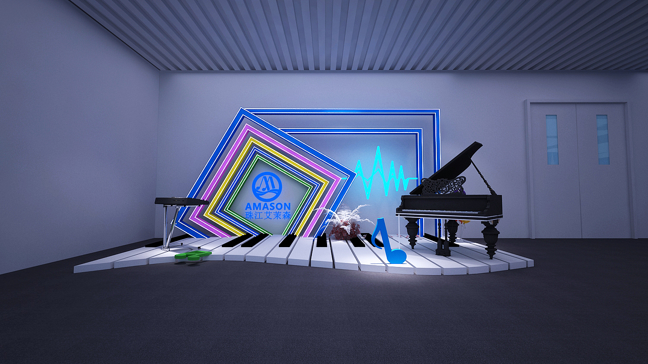 科技展厅（图ZMTQ2MjY4Mzky） - 其他三维 - 站酷设计师思海设计原创素材 - 站酷ZCOOL