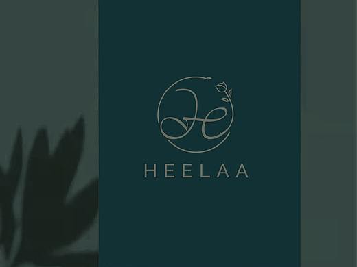 HEELAA荷拉花艺logo设计 花店logo设计