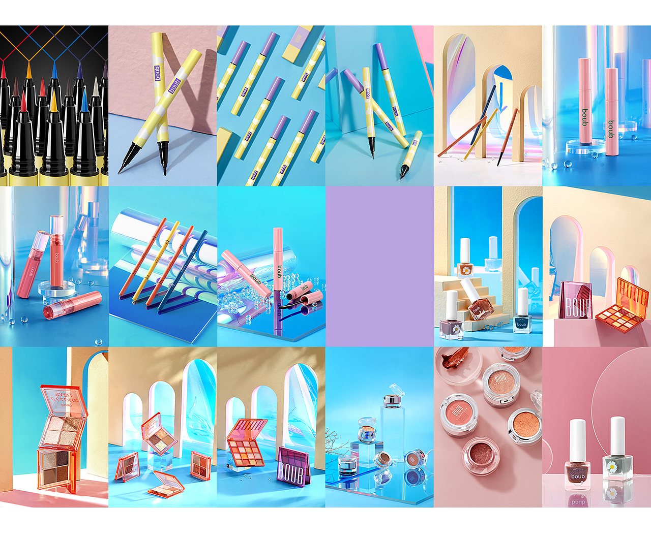 BOUB彩妆视觉分享（图ZMjI5MTQyODE2） - 电商 - 站酷设计师天羿品牌战略视觉原创素材 - 站酷ZCOOL