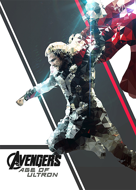 Low Poly 风格《复仇者联盟2》人物海报！（图ZMjg2NzAxNTY=） - 海报 - 站酷设计师WJYD原创素材 - 站酷ZCOOL