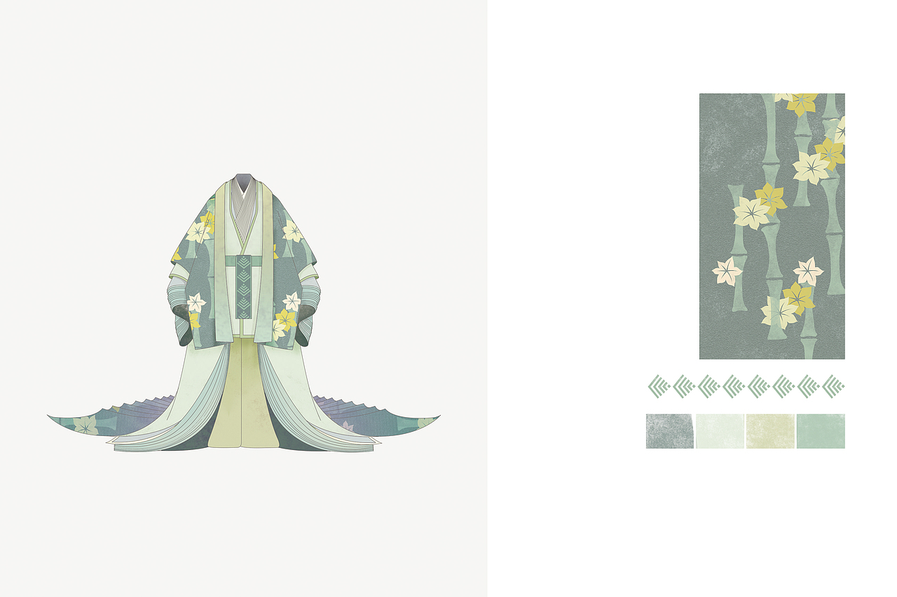 《竹取物语》插画