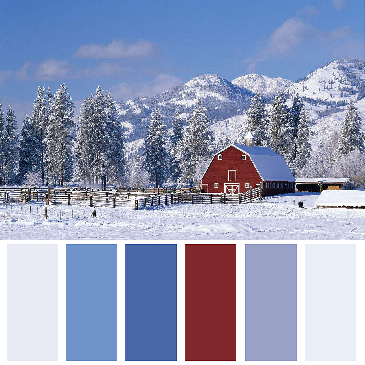 冬天的颜色（配色方案）（图ZOTgzODIwMDg=） - 其他平面 - 站酷设计师PEIXUAN522原创素材 - 站酷ZCOOL