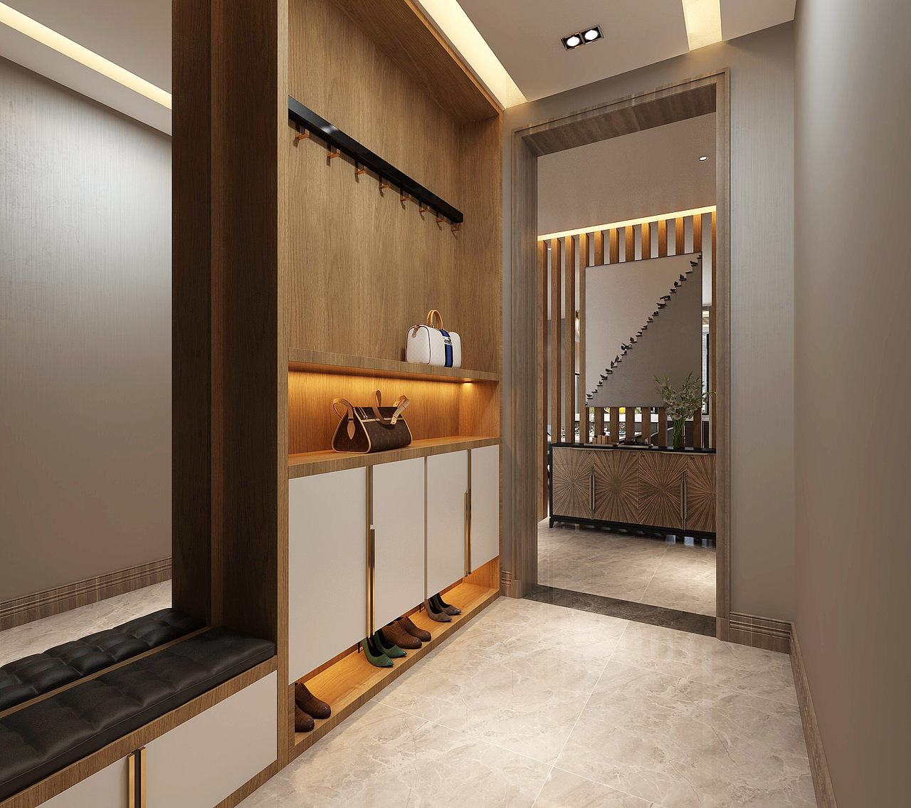 【保定金舍装饰】御泉美墅300平港式效果图