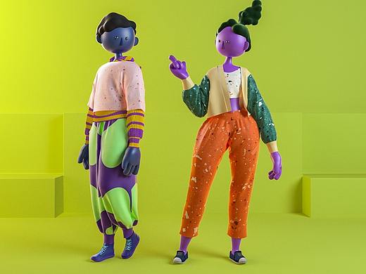 C4D角色绑定与MD衣服制作（含视频教程）