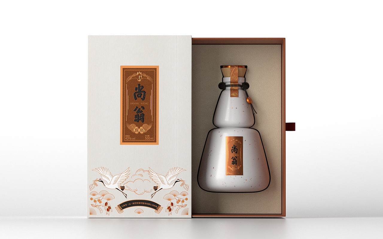 传统葫芦瓶的新演绎—露酒包装设计