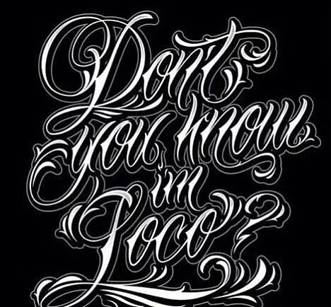 西海岸花体字来一波手稿赏析.纹身不仅是图案可以定制_西安纹身佳佳刺