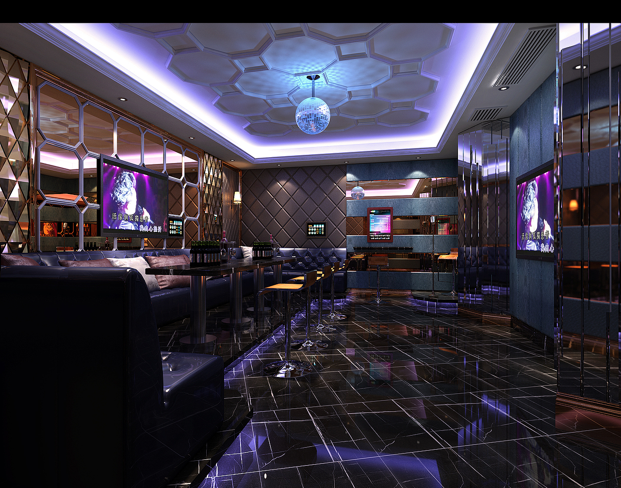 喧闹都市中寻找一片净土浅谈KTV设计装修中的一些心得（图ZMjI5NDg0NDI4） - 家装设计 - 站酷设计师lican1991原创素材 - 站酷ZCOOL