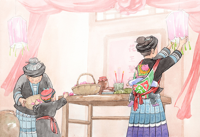 广西少数民族文化绘本壮族传统节日铜鼓