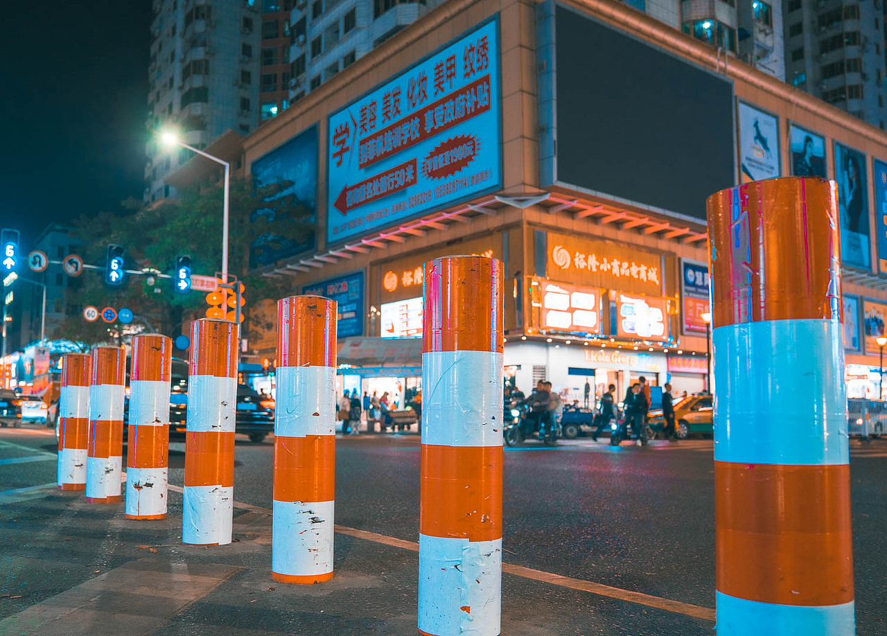东莞市虎门黄河时装夜景