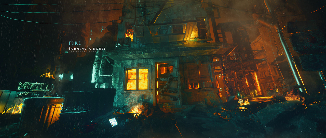 Momentor 毕设《小丑回魂》风格图（图ZMjEzNjc1ODIw） - 场景 - 站酷设计师子存原创素材 - 站酷ZCOOL