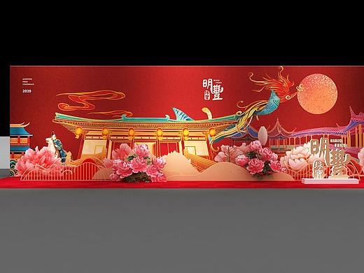 红色，国潮活动设计