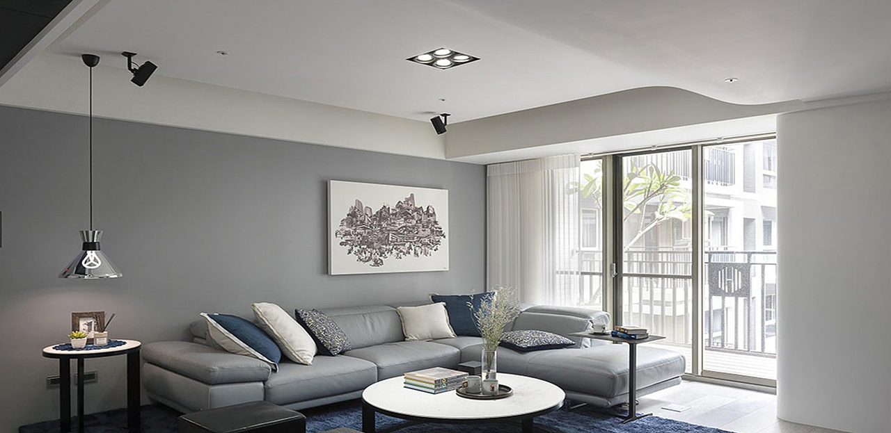 北轩装饰-沈阳中南紫云集139平干爽利落