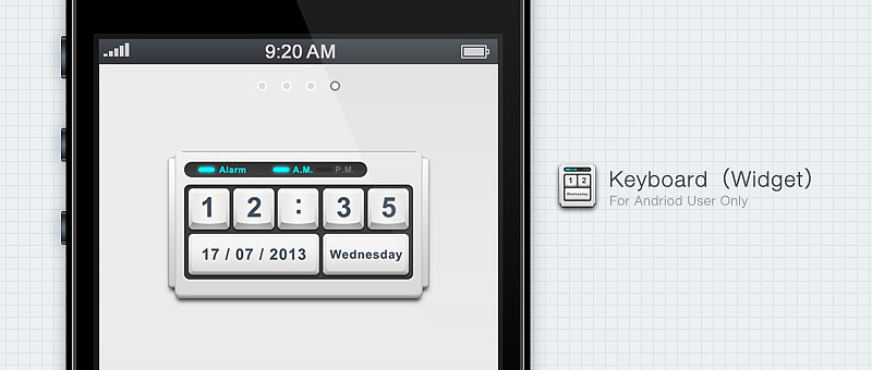 时钟插件-Clock Widget（图ZMTIxMzQ4NTI=） - 主题/皮肤 - 站酷设计师GeniusCheung原创素材 - 站酷ZCOOL