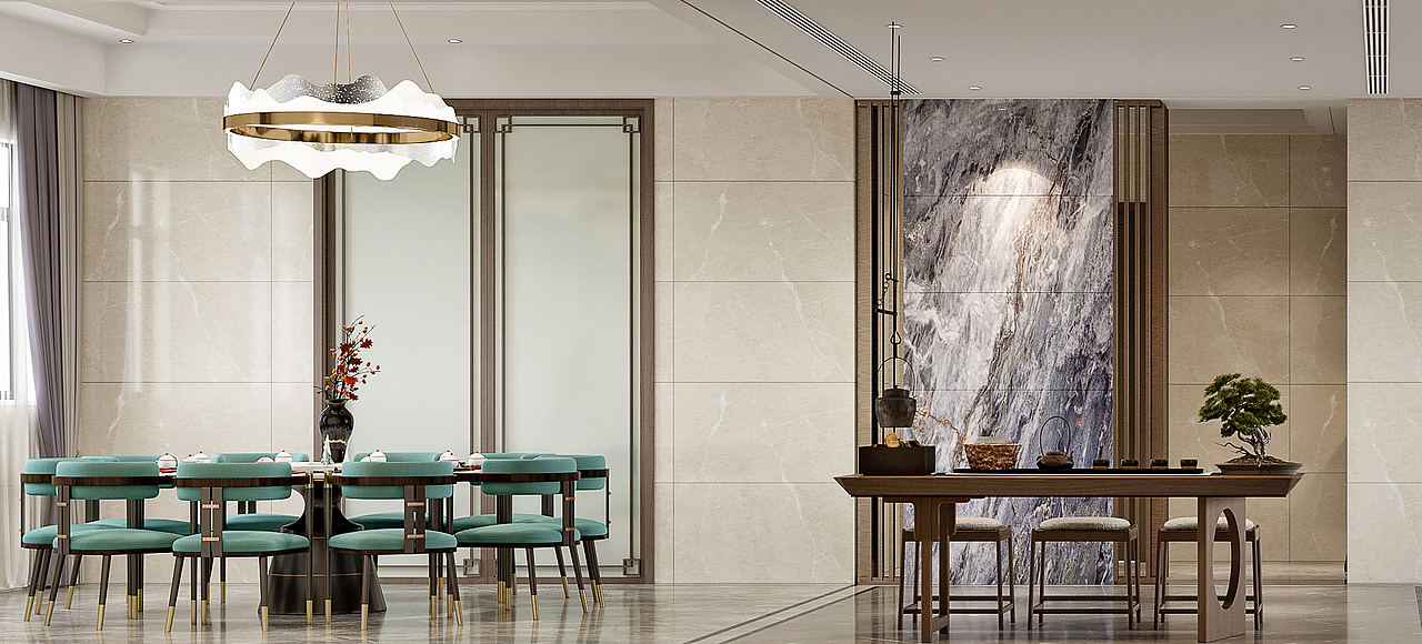 中式轻奢住宅（图ZMjQyMTM0NDI4） - 家装设计 - 站酷设计师KentonWong原创素材 - 站酷ZCOOL