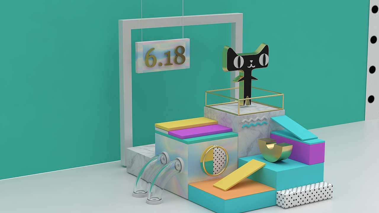 C4D—天猫618活动