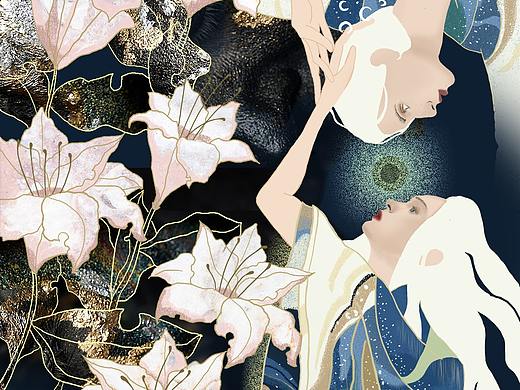 七夕挚爱守护·公众号活动插画设计