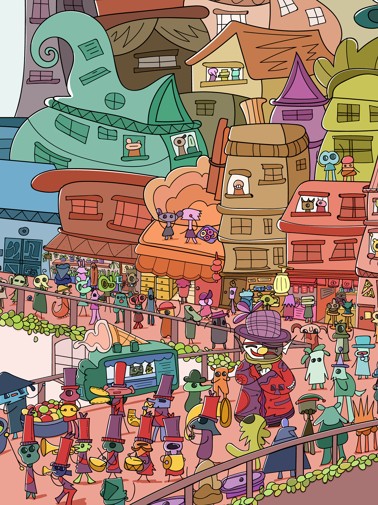 祭祀/聚会pa/森林（图ZMTkwOTQ4MTky） - 艺术插画 - 站酷设计师沿港西邮南姜原创素材 - 站酷ZCOOL