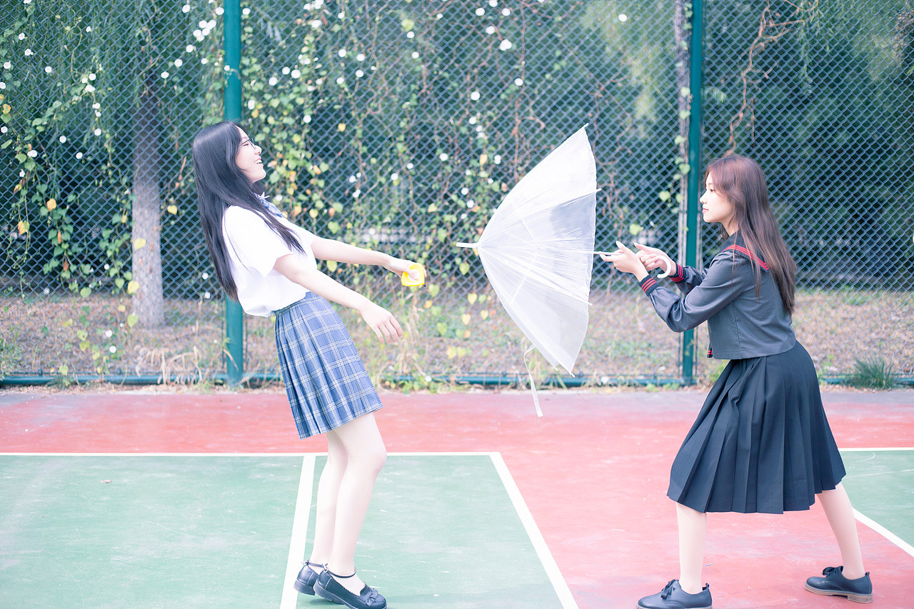 摄影创作初体验——高中生 JK制服