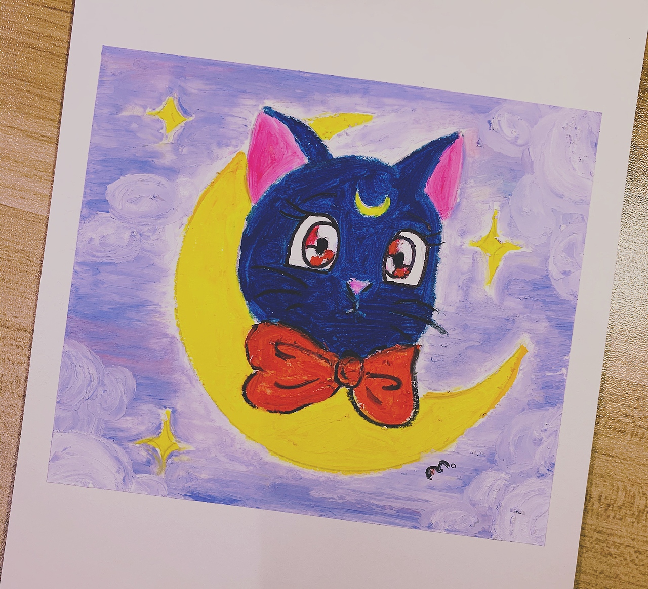 重彩油画棒美少女战士露娜（图ZMjAzOTM0OTQ0） - 创作习作 - 站酷设计师寒月入梦Stella原创素材 - 站酷ZCOOL