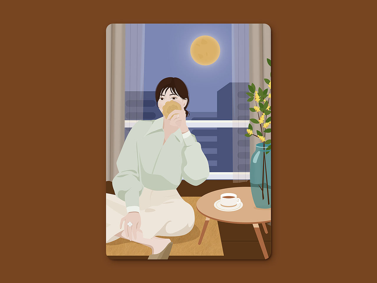 2021插画总结-花儿一样的女孩儿们（图ZMjgyOTU4NjM2） - 商业插画 - 站酷设计师肉小一原创素材 - 站酷ZCOOL