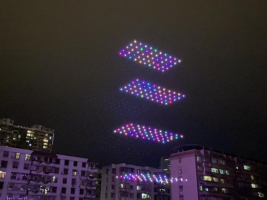 福建龙岩编队无人机灯光秀