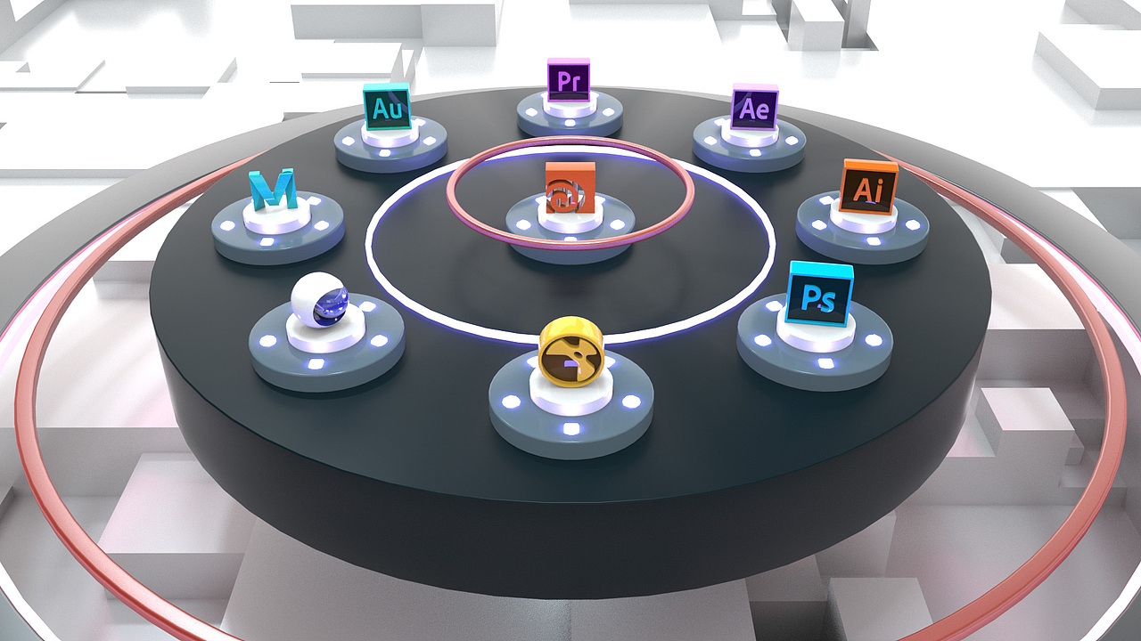 C4D三维创意动画