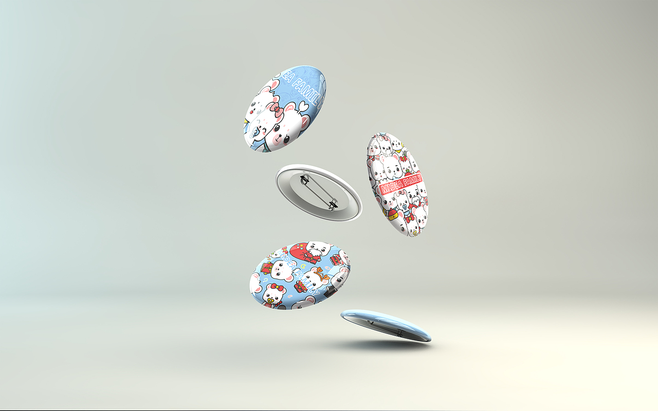 熊小美一家人（图ZMTkwMzEwNTk2） - IP形象 - 站酷设计师皓儿鱼原创素材 - 站酷ZCOOL