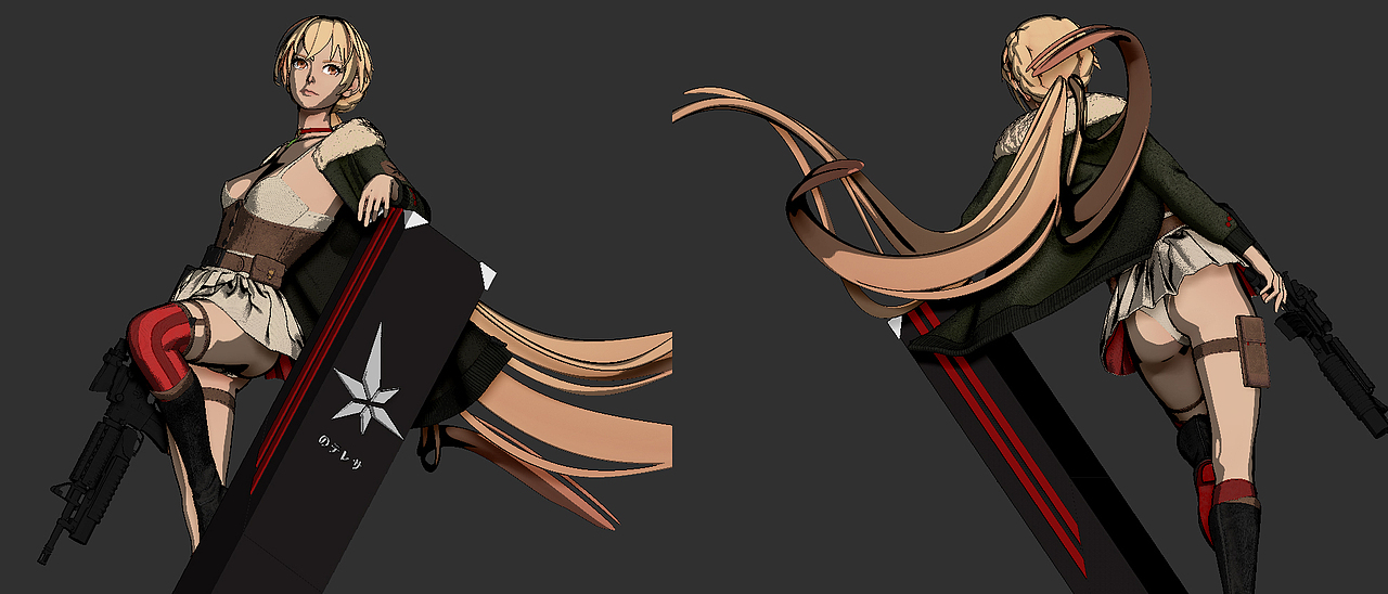 迪妮莎-手办（图ZMTczMTM4MTM2） - 人物/生物 - 站酷设计师李斌杰原创素材 - 站酷ZCOOL