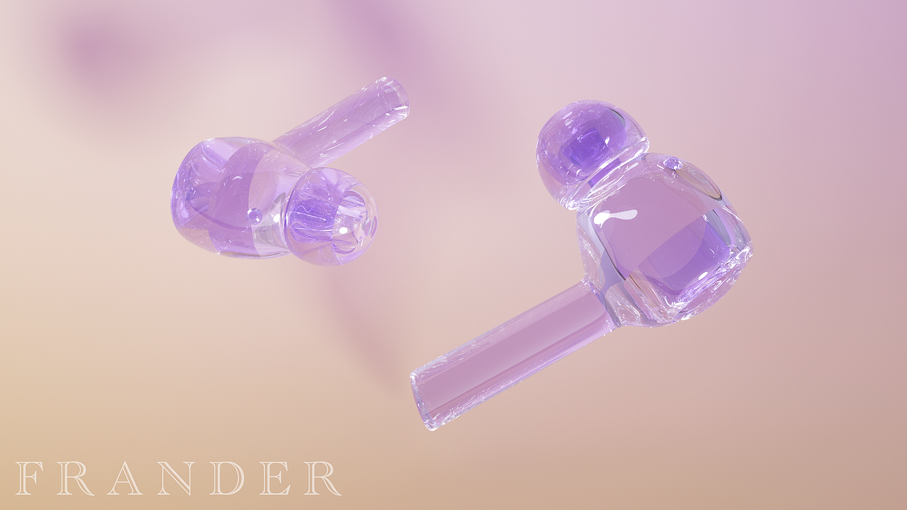 【个人】TWS蓝牙耳机 C4D/OC+PS