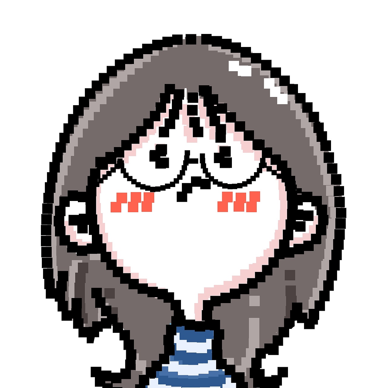 Q版|马赛克小人头像