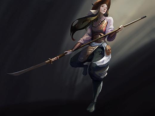 女刀客（个人主页-ZNDI3ODM3Mjg=） - 概念设定 - 站酷设计师hhyyww原创素材 - 站酷ZCOOL