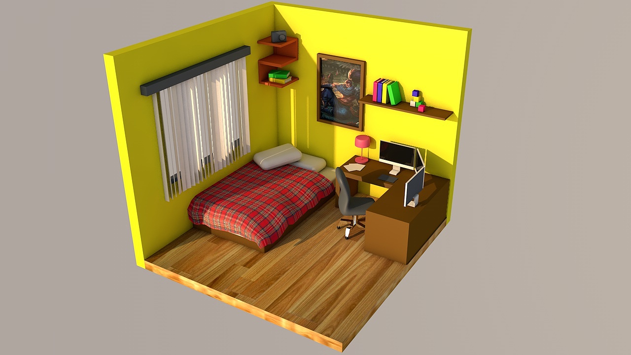 小屋模型（图ZMjAyMDQ1NDI0） - 场景 - 站酷设计师D丶evil原创素材 - 站酷ZCOOL