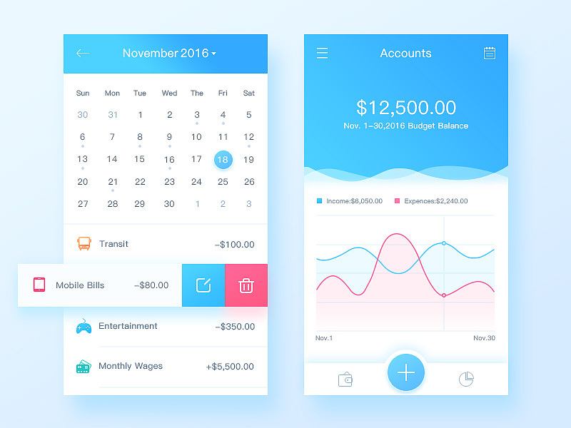UI界面练习（图ZODY4MzAwMDg=） - APP界面 - 站酷设计师little银原创素材 - 站酷ZCOOL