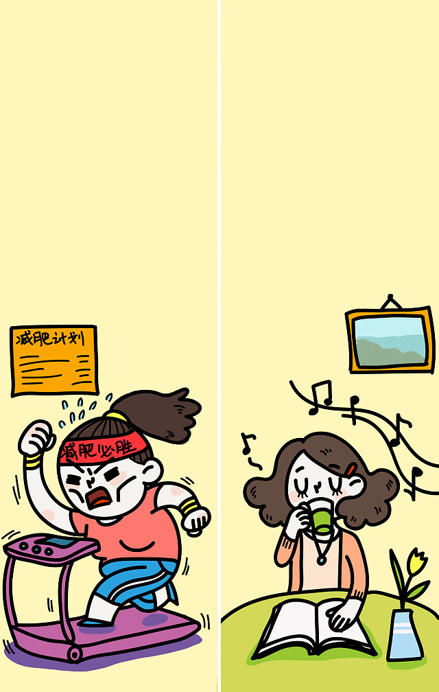 商稿-蚂蚁农场减肥漫画