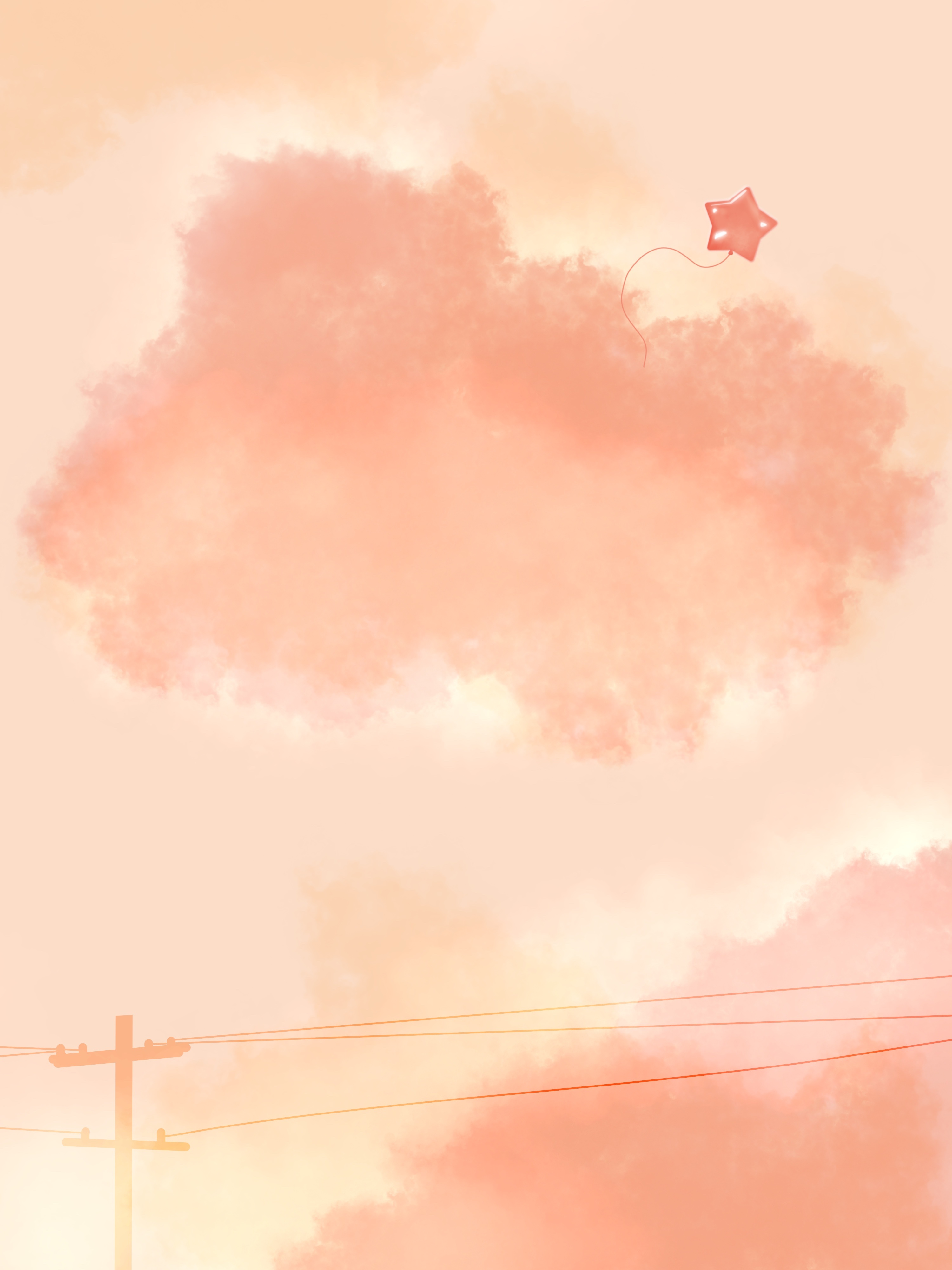 粉色天空|插画|商业插画|fe铁 - 原创作品 - 站酷 (zcool)