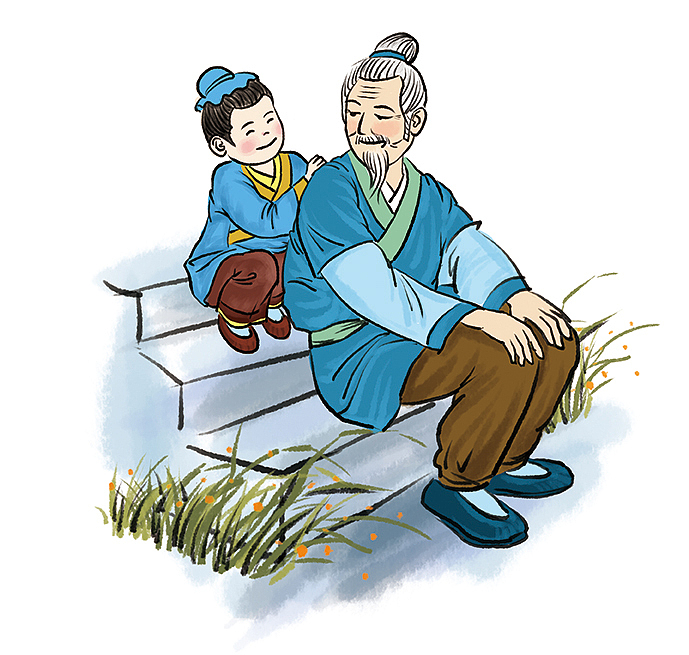 幼儿教育，国学幼儿用书插画，国画风。（图ZNTQ2ODkxNDQ=） - 儿童插画 - 站酷设计师xiaohulu原创素材 - 站酷ZCOOL