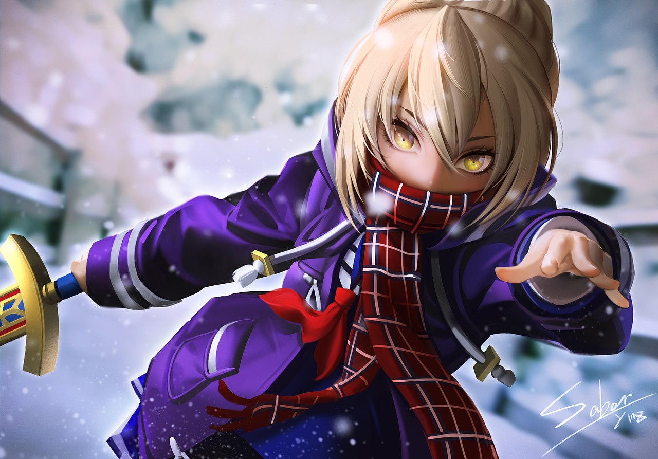 saber厚涂（图ZMjgwNTIxNjUy） - 创作习作 - 站酷设计师yuzupokky原创素材 - 站酷ZCOOL