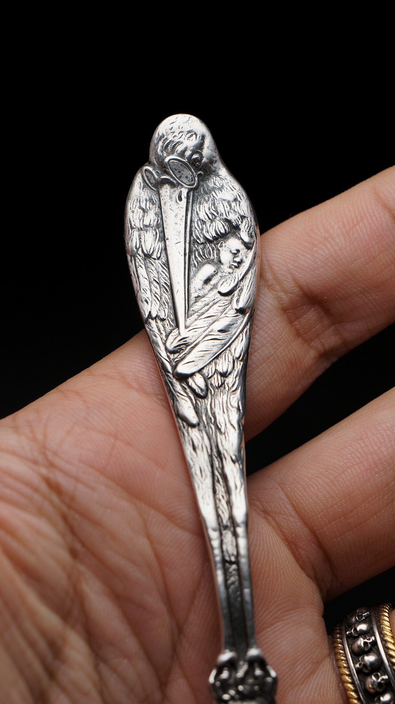 【crane blessing鹤佑轮回】高山隆勺改纯银吊坠