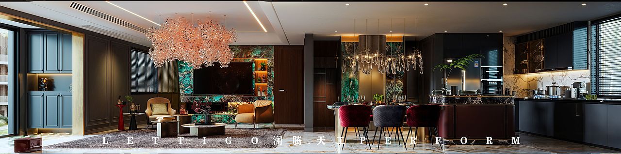 港式重奢别墅,传统奢华与现代魅力融合共生