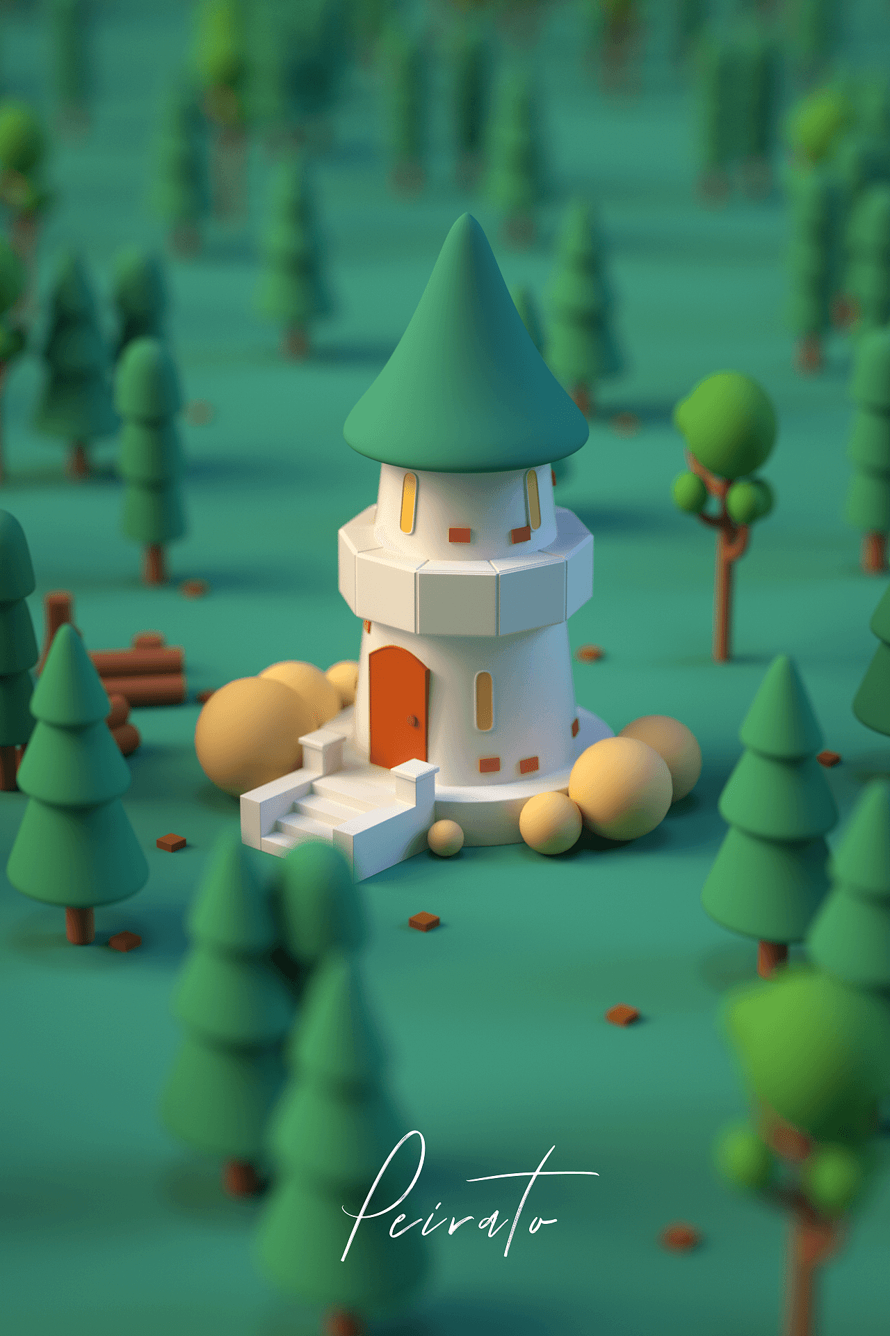 Low Poly风格作品【附教程】（图ZMjI0ODI2NDIw） - 场景 - 站酷设计师Peirato原创素材 - 站酷ZCOOL