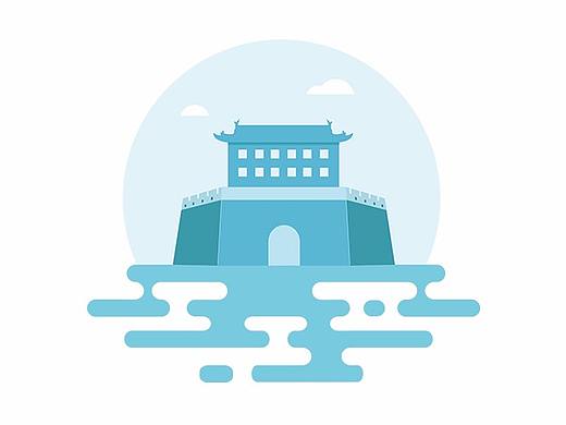 西安地标建筑图标
