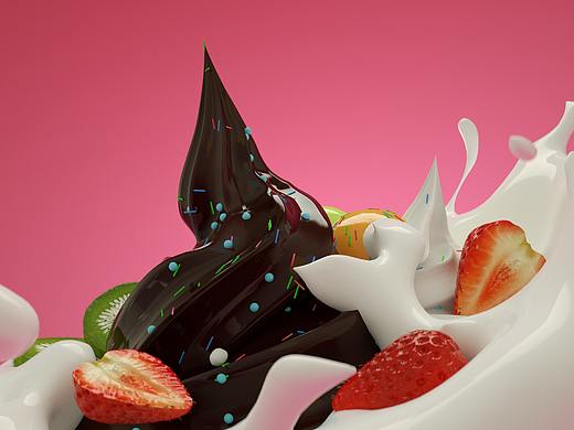 realflow 渲染奶油場(chǎng)景（個(gè)人主頁-ZMzIyNjkzNTI=） - 場(chǎng)景 - 站酷設(shè)計(jì)師加勒比海帶m原創(chuàng)素材 - 站酷ZCOOL