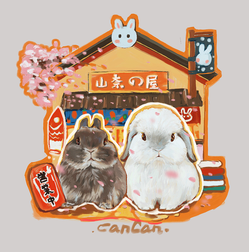 canCan画 | 每一张宠物画都在讲一个故事（图ZMTc1NTA1ODky） - 商业插画 - 站酷设计师__canCan__原创素材 - 站酷ZCOOL