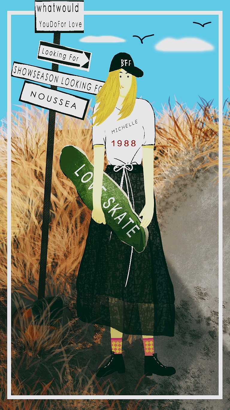 人生一梦，白云苍狗。（图ZMjAwNzMyMjU2） - 商业插画 - 站酷设计师小美搞设计原创素材 - 站酷ZCOOL